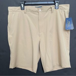 Polo Ralph Lauren Men's Performance Stretch Shorts Beige Tan NEW Size 34 or 36